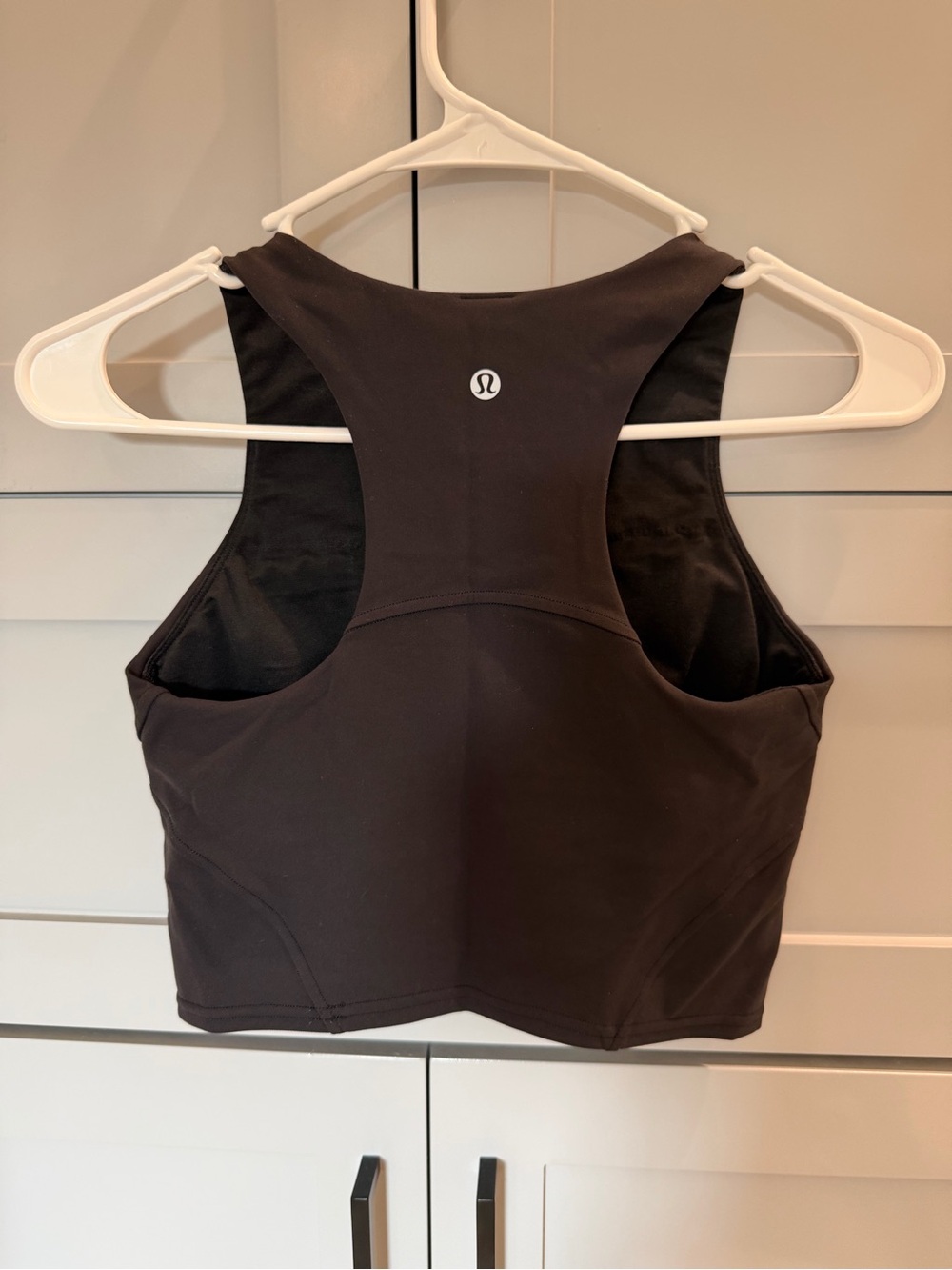 lululemon athletica Black High-Neck Racerback Crop